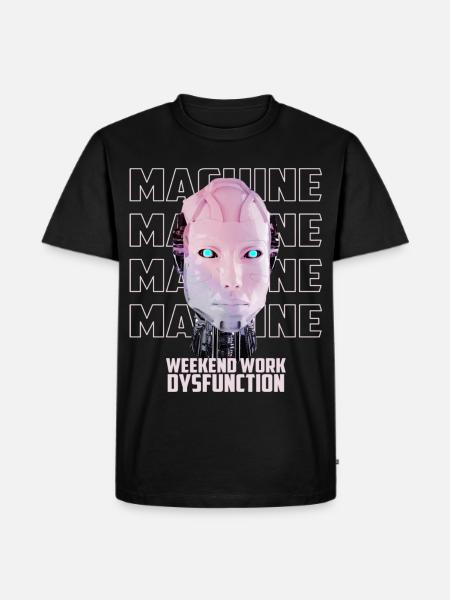 Machine Man - Men's Premium Organic T-Shirt - black