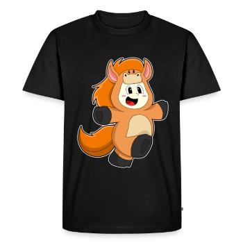 Costume de fille cheval - T-shirt Premium bio Homme - noir - Devant - Nico (187cm)