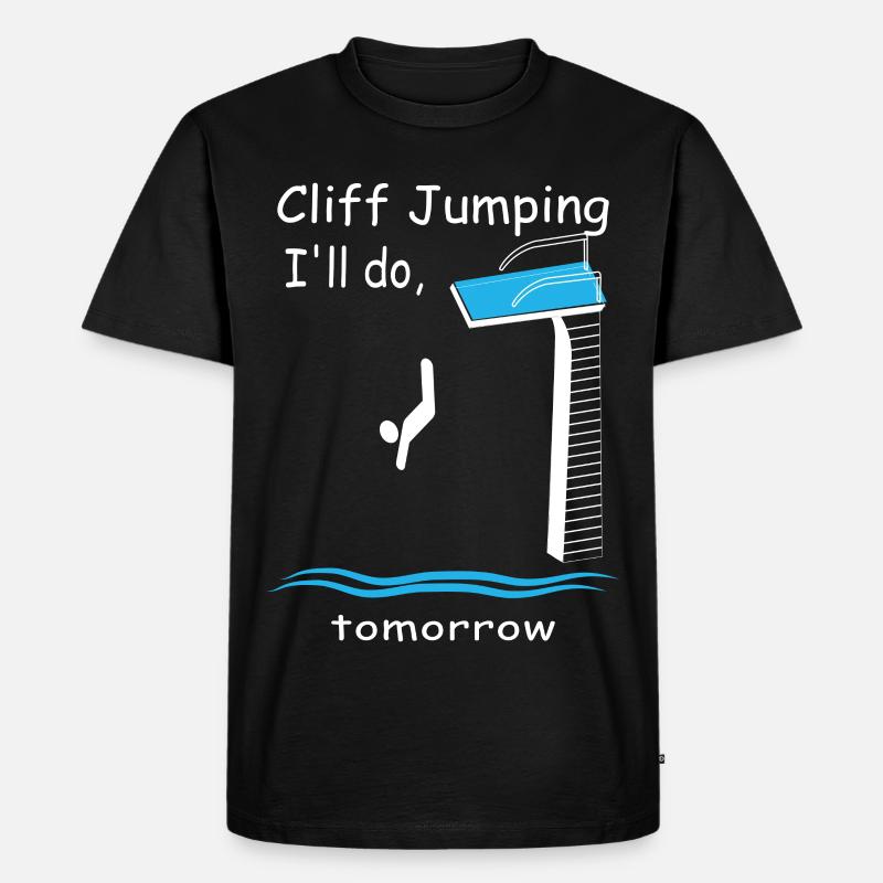 Klippenspringer - Männer Premium Bio T-Shirt - Schwarz