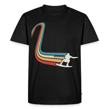 Wakeskate Wakeskating Wakeskater Wakeboard - T-shirt Premium bio Homme - noir - Devant - Nico (187cm)
