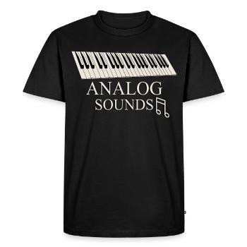 Pianiste - T-shirt Premium bio Homme - noir - Devant - Nico (187cm)