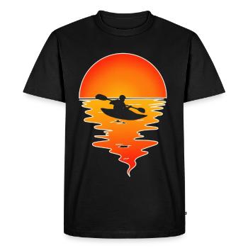 Kayak Kayaker Kayaker - Men's Premium Organic T-Shirt - black - Front - Nico (187cm)