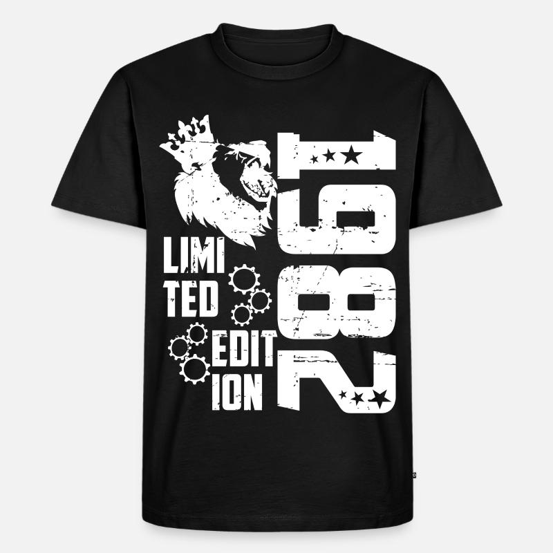 1982 Born Édition Limitée - T-shirt Premium bio Homme - noir