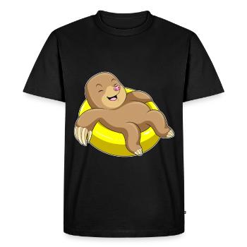 Mole Swimming Swim Ring Summer - Men's Premium Organic T-Shirt - black - Front - Nico (187cm)