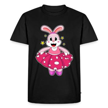 Danse ballerine Bunny - T-shirt Premium bio Homme - noir - Devant - Nico (187cm)