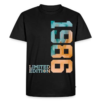 40E ANNIVERSAIRE ÉDITION LIMITÉE 1986 - T-shirt Premium bio Homme - noir - Devant - Nico (187cm)