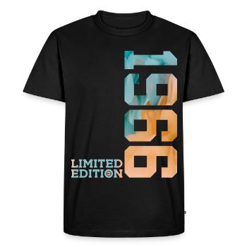 60TH BIRTHDAY LIMITED EDITION 1966 - Men's Premium Organic T-Shirt - black - Front - Nico (187cm)