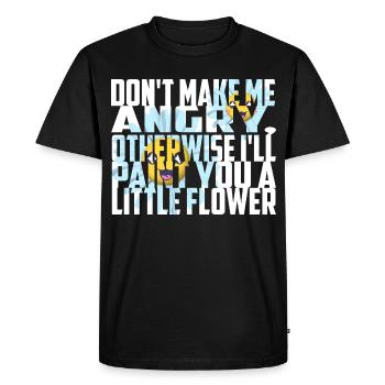 Ne me mettez pas en colère - T-shirt Premium bio Homme - noir - Devant - Nico (187cm)