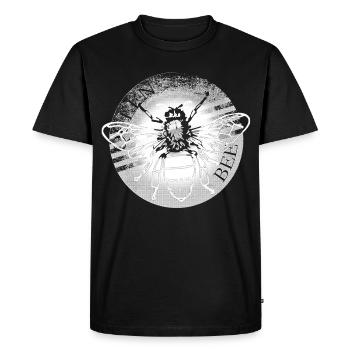 Queen bee - Men's Premium Organic T-Shirt - black - Front - Nico (187cm)