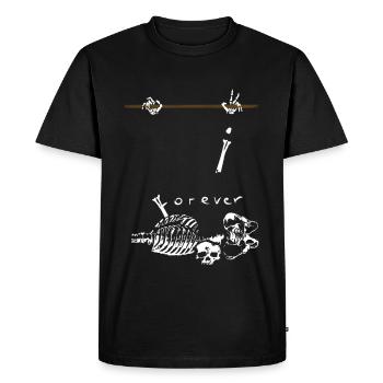 Entraînement de rue - T-shirt Premium bio Homme - noir - Devant - Nico (187cm)