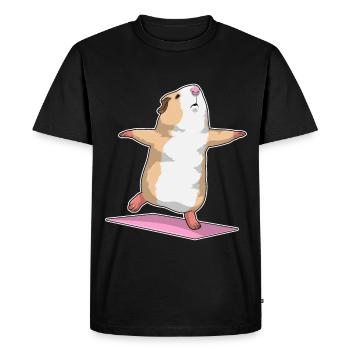 Méditation de Yoga Meerschweich - T-shirt Premium bio Homme - noir - Devant - Nico (187cm)