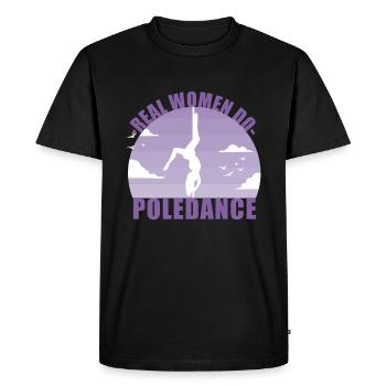 Pole Dance Dancer Poledancing Pole Gift - Men's Premium Organic T-Shirt - black - Front - Nico (187cm)