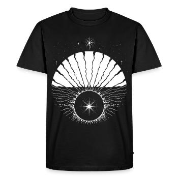 Solstice d’hiver Julmond Yule - T-shirt Premium bio Homme - noir - Devant - Nico (187cm)