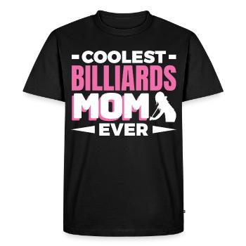 La maman de billard la plus cool de tous les temps - T-shirt Premium bio Homme - noir - Devant - Nico (187cm)