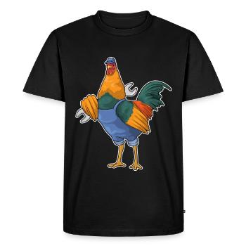 Atelier de mécanique de clés à molette de robinet - T-shirt Premium bio Homme - noir - Devant - Nico (187cm)