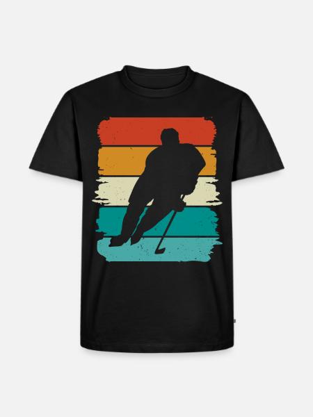 Eishockey - Men's Premium Organic T-Shirt - black