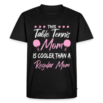 Ping Pong Mama - T-shirt Premium bio Homme - noir - Devant - Nico (187cm)