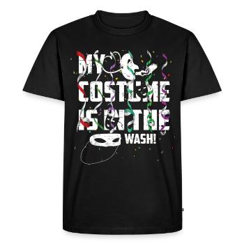 Mes costumes sont dans la lessive - T-shirt Premium bio Homme - noir - Devant - Nico (187cm)