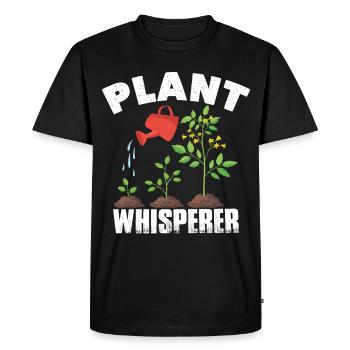 plantes murmure jardinier jardinier jardinage - T-shirt Premium bio Homme - noir - Devant - Nico (187cm)