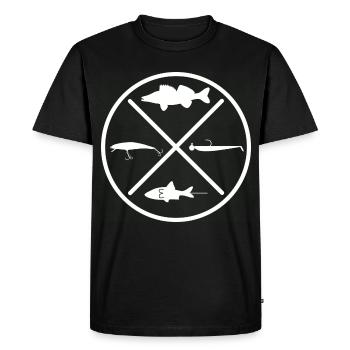Zander - Men's Premium Organic T-Shirt - black - Front - Nico (187cm)