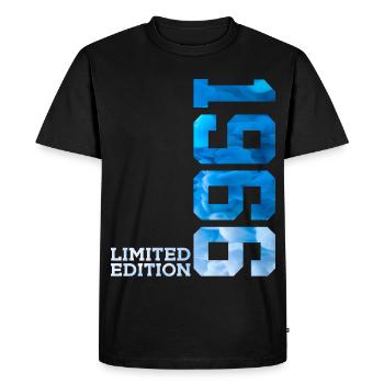 60TH BIRTHDAY LIMITED EDITION 1966 - Men's Premium Organic T-Shirt - black - Front - Nico (187cm)