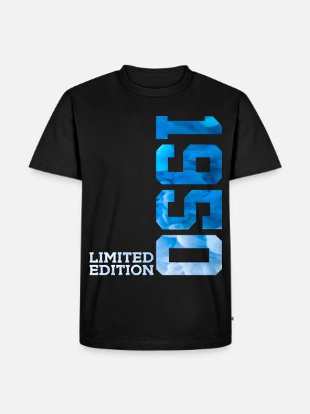 76TH BIRTHDAY LIMITED EDITION 1950 - Men's Premium Organic T-Shirt - black