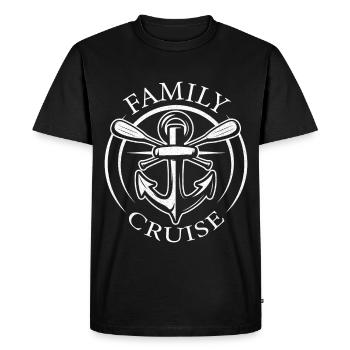Croisière Vacances Croisière en famille - T-shirt Premium bio Homme - noir - Devant - Nico (187cm)