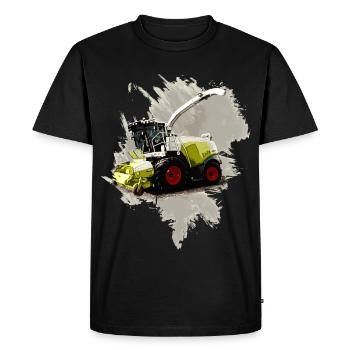 Combine Harvester Claas LEXION 8700 - Men's Premium Organic T-Shirt - black - Front - Nico (187cm)