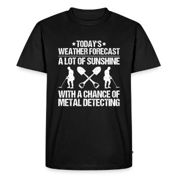 Detectorist Sondler Metal Detectorist - Men's Premium Organic T-Shirt - black - Front - Nico (187cm)