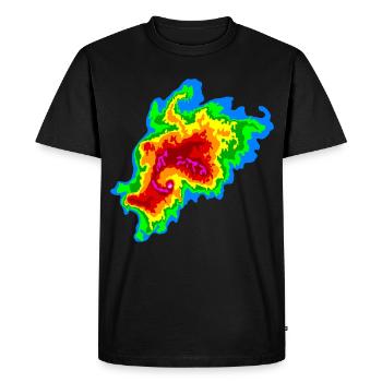 Joplin Superzelle, Tornado, Radar, Sturmjäger - Männer Premium Bio T-Shirt - Schwarz - Vorne - Nico (187cm)
