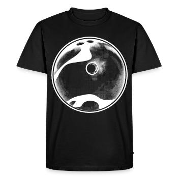 Boule de bowling - T-shirt Premium bio Homme - noir - Devant - Nico (187cm)