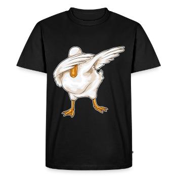 Duck Hip Hop Dance - Men's Premium Organic T-Shirt - black - Front - Nico (187cm)
