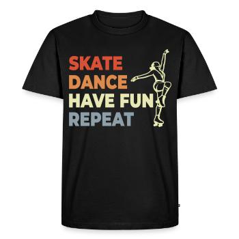 Amateurs de patins à roulettes - T-shirt Premium bio Homme - noir - Devant - Nico (187cm)