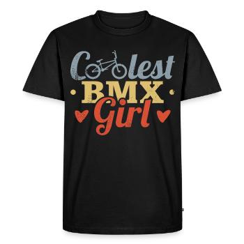 Rider de BMX - T-shirt Premium bio Homme - noir - Devant - Nico (187cm)