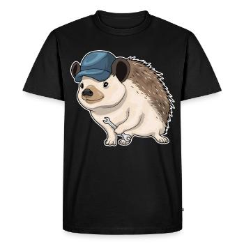 Atelier de clé mécanique Hedgehog - T-shirt Premium bio Homme - noir - Devant - Nico (187cm)