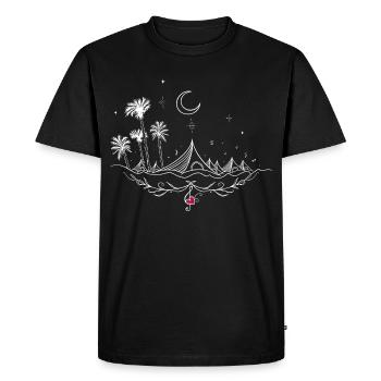Festival de musique Festival de musique - T-shirt Premium bio Homme - noir - Devant - Nico (187cm)