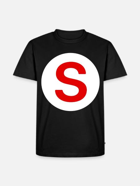 Car, senior on board sticker - Men's Premium Organic T-Shirt - black