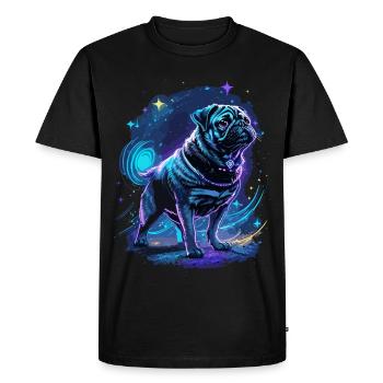 Carlin Magie de Minuit - T-shirt Premium bio Homme - noir - Devant - Nico (187cm)