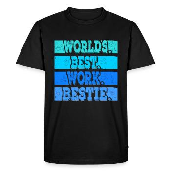 Le meilleur soutien émotionnel de la bête de travail au monde - T-shirt Premium bio Homme - noir - Devant - Nico (187cm)