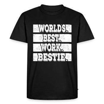 Le meilleur soutien émotionnel de la bête de travail au monde - T-shirt Premium bio Homme - noir - Devant - Nico (187cm)