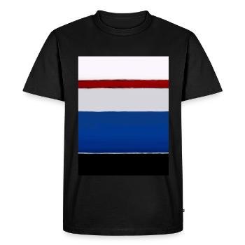 Le style Rothko en couleurs numériques - T-shirt Premium bio Homme - noir - Devant - Nico (187cm)