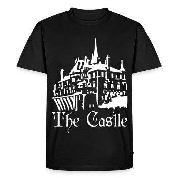 Le château blanc - T-shirt Premium bio Homme - noir - Devant - Nico (187cm)