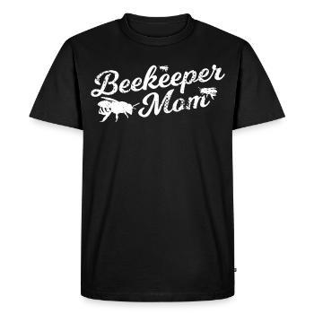 Beekeeper Mom - Men's Premium Organic T-Shirt - black - Front - Nico (187cm)