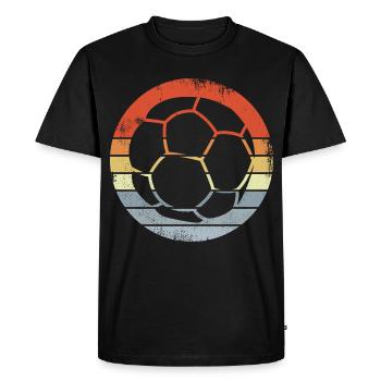 Croquis de handball - T-shirt Premium bio Homme - noir - Devant - Nico (187cm)