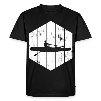 Skulls Rowing - Men's Premium Organic T-Shirt - black - Front - Nico (187cm)
