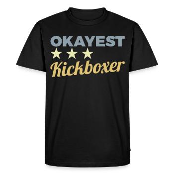 Kickboxer drôle - T-shirt Premium bio Homme - noir - Devant - Nico (187cm)