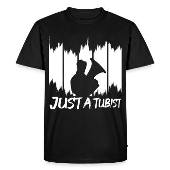 Tuba Players - Men's Premium Organic T-Shirt - black - Front - Nico (187cm)