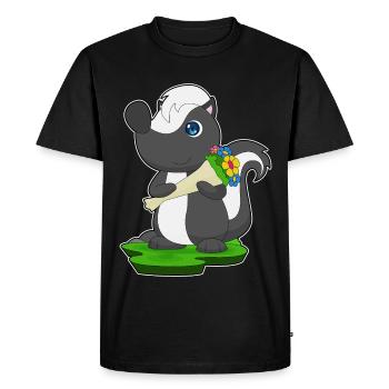 Bouquet de moufettes - T-shirt Premium bio Homme - noir - Devant - Nico (187cm)