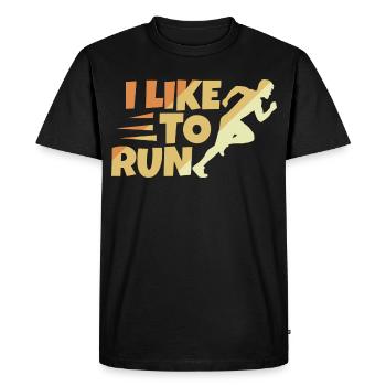Sort de l’évêque - T-shirt Premium bio Homme - noir - Devant - Nico (187cm)