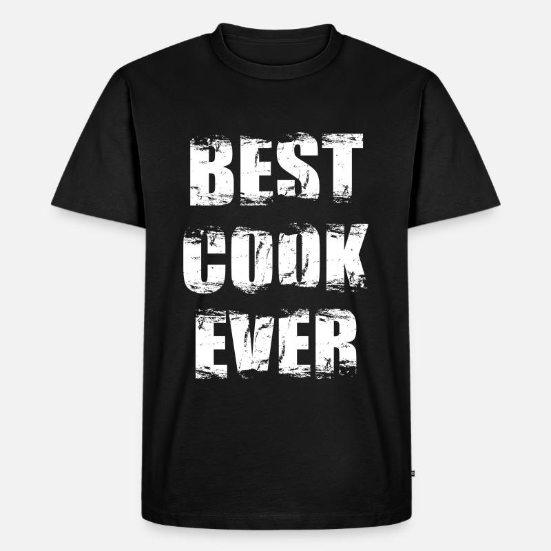 Bester Koch aller Zeiten - Männer Premium Bio T-Shirt - Schwarz